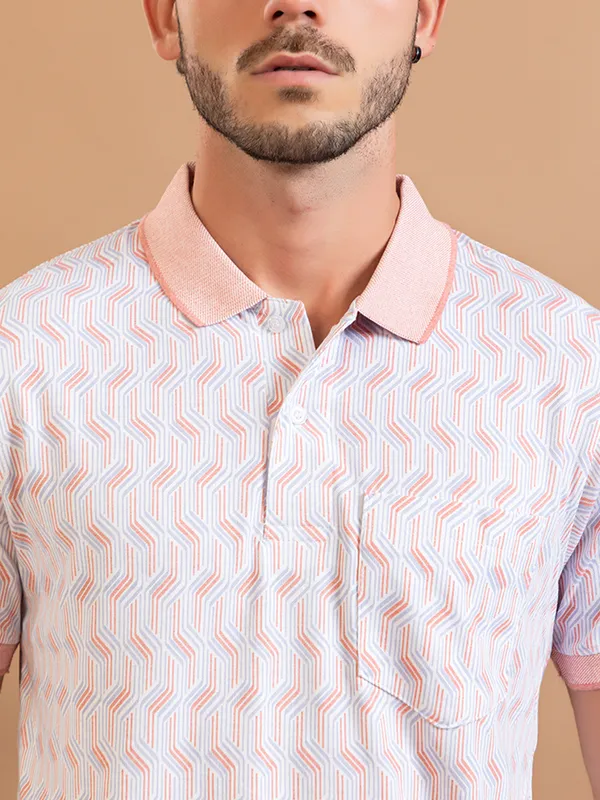 Orange_Cotton_Printed_Polo
