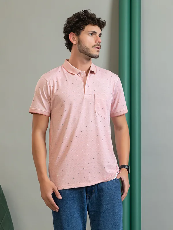 Pink_Cotton_Printed_Polo