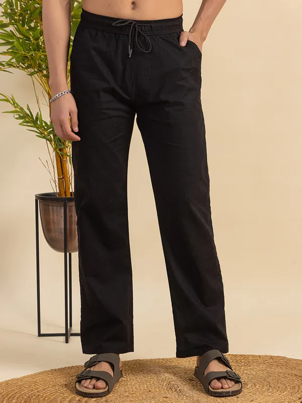 Black_Linen_TrackPants