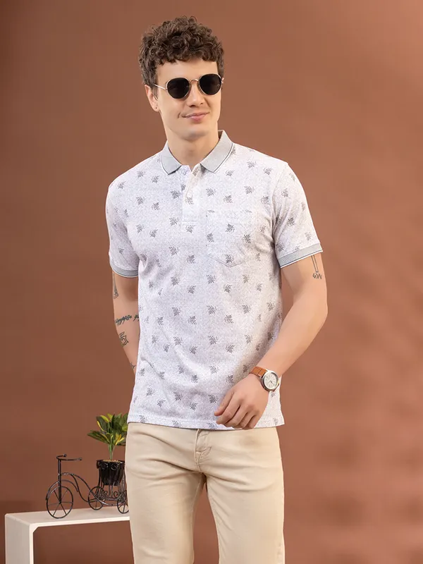 Grey_Cotton_Printed_Polo