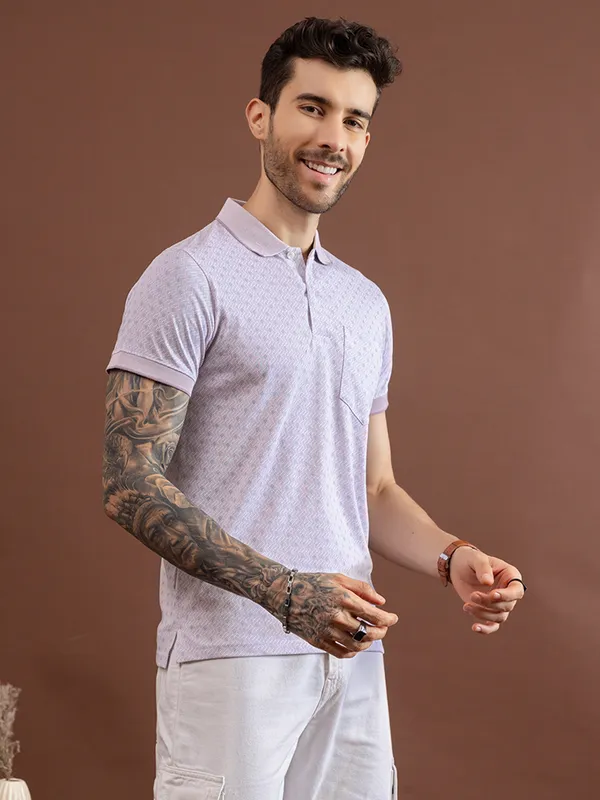 Pink_Cotton_Printed_Polo