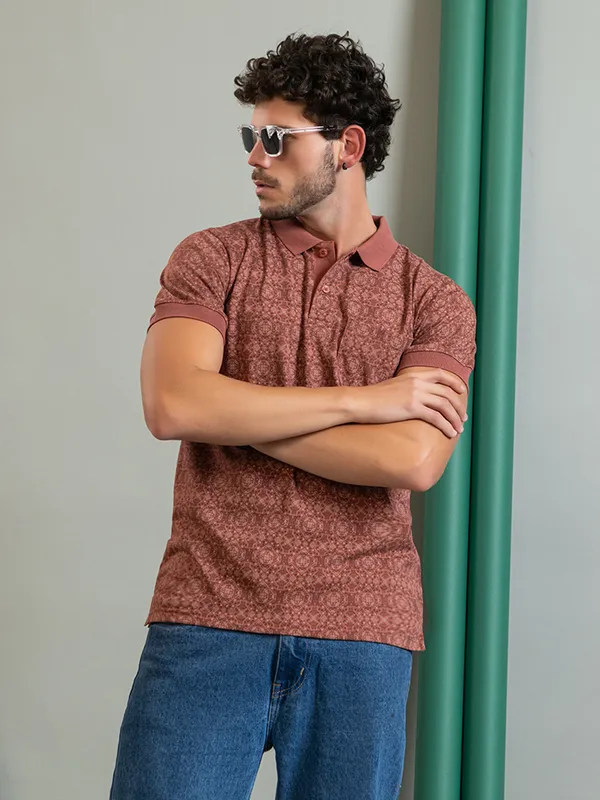 Red_Cotton_Printed_Polo