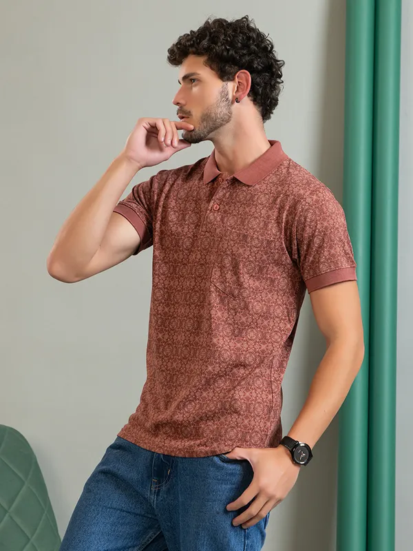 Red_Cotton_Printed_Polo