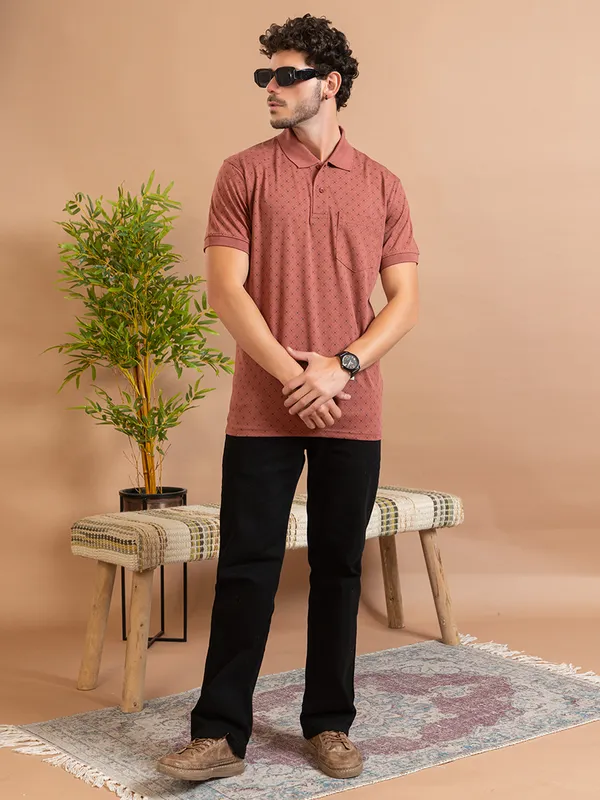 Red_Cotton_Printed_Polo