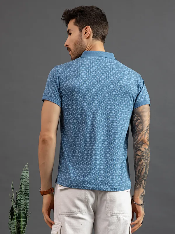 Turquoise_Cotton_Polo