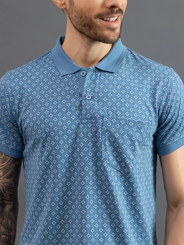 Turquoise_Cotton_Polo