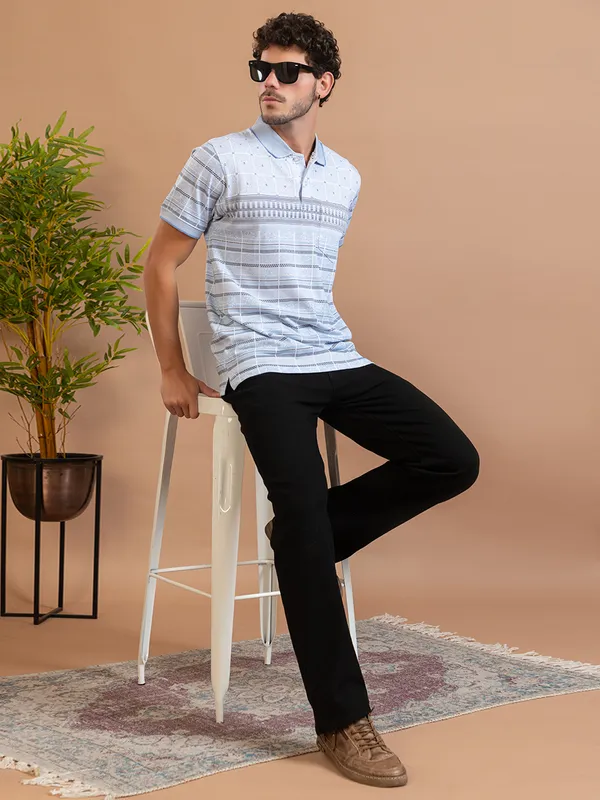 Blue_Cotton_Printed_Polo
