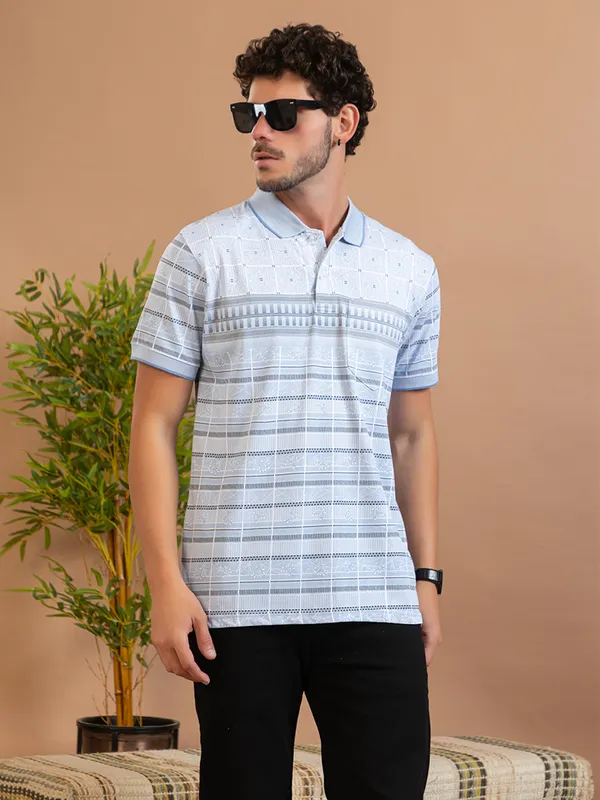 Blue_Cotton_Printed_Polo