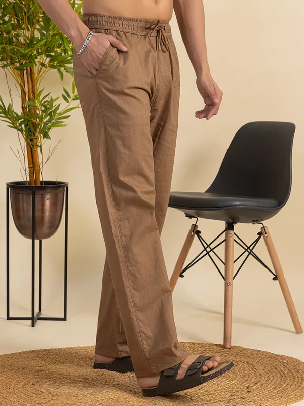 Coffee_Linen_TrackPants