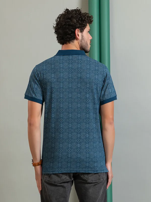 Blue_Cotton_Printed_Polo