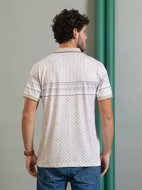 Mustard_Cotton_Printed_Polo