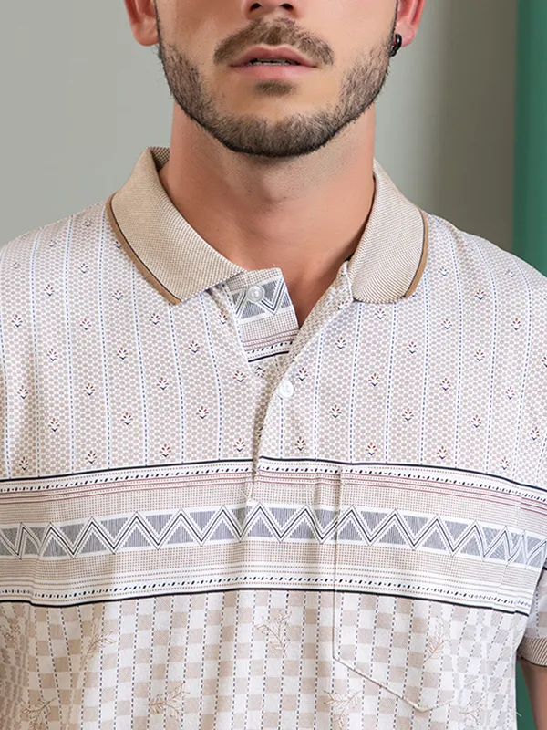 Mustard_Cotton_Printed_Polo