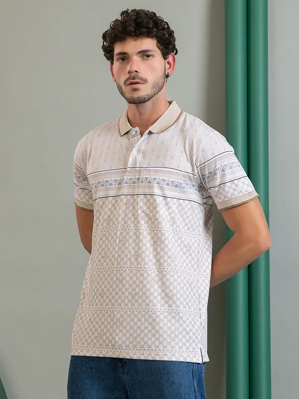 Mustard_Cotton_Printed_Polo