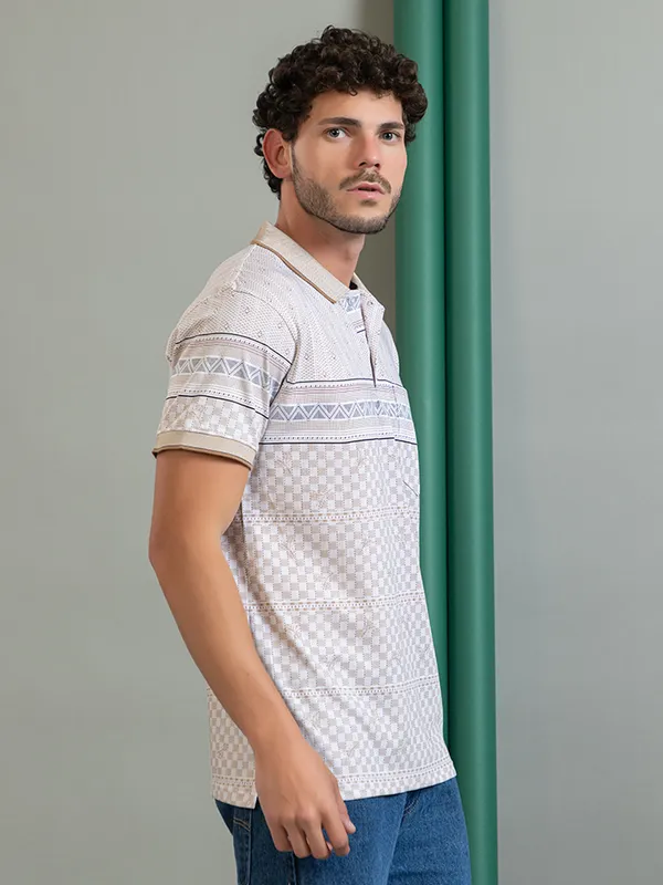 Mustard_Cotton_Printed_Polo