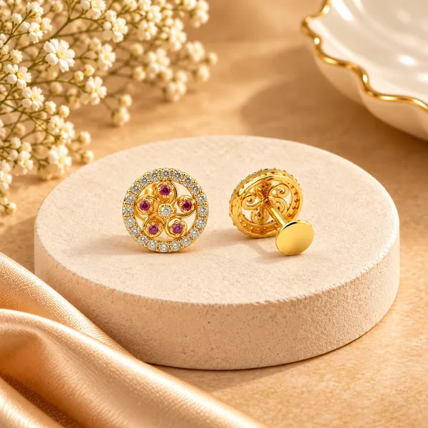 Gold_Finish_Cubic_Zirconia_Stud_Earrings_for_Women