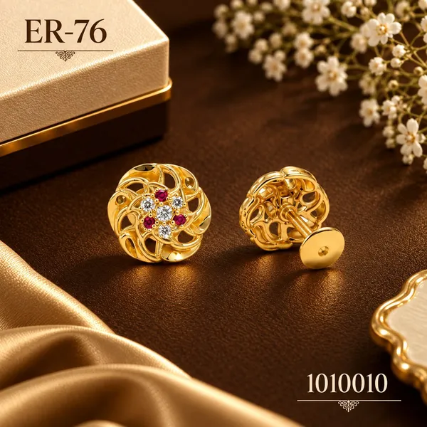 Gold_Finish_Cubic_Zirconia_Stud_Earrings_for_Women