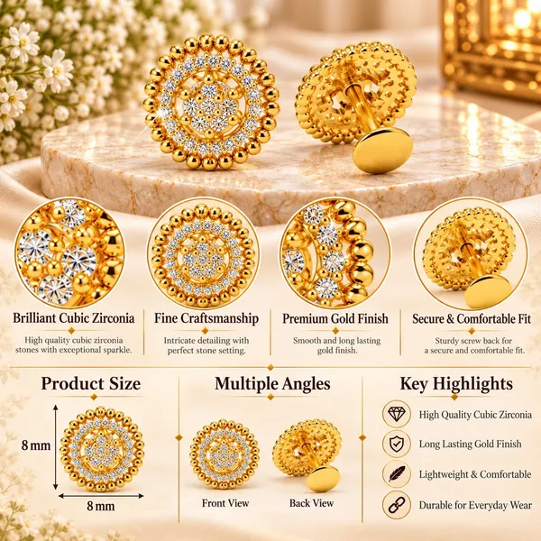 Gold_Cubic_Zirconia_Stud_Earrings_for_Women