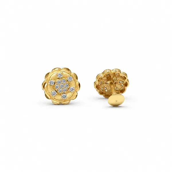 Gold_Floral_Cubic_Zirconia_Stud_Earrings_for_Women