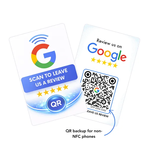 Custom_Starter_Kit_-_2_In_One_Standee,_QR_Google_Card,_QR_Instagram_Keychain