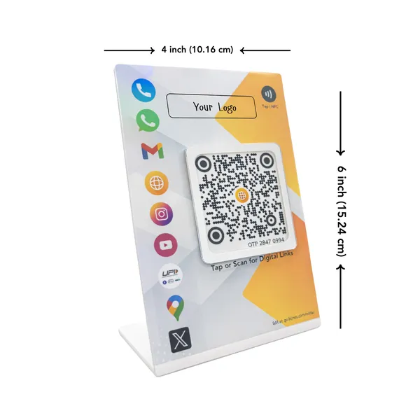 Custom_NFC_4x6_Digital_Business_Standee_|_Lifetime_|_Editable_Anytime_|_(Add_upto_10_links)