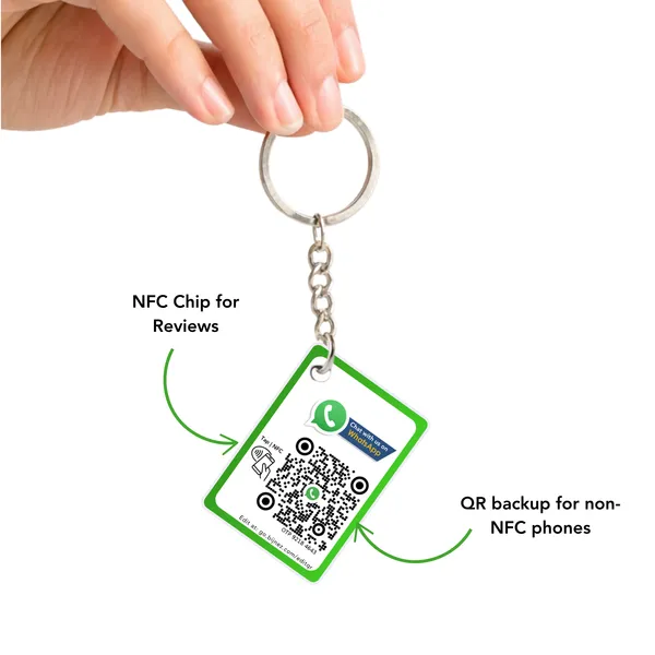 NFC_WhatsApp_Keychain_|_Life_time_|_Editable_anytime