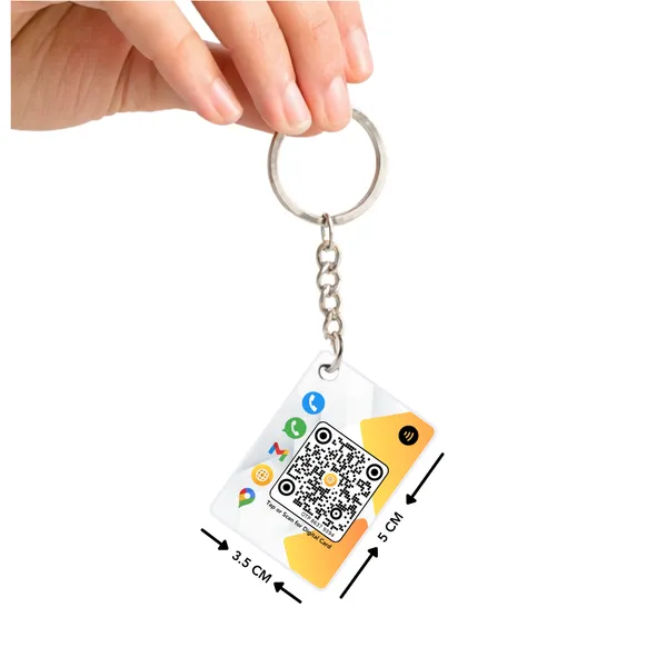 NFC_Digital_Business_Keychain_|_Life_time_|_Editable_anytime_(add_upto_10_links)