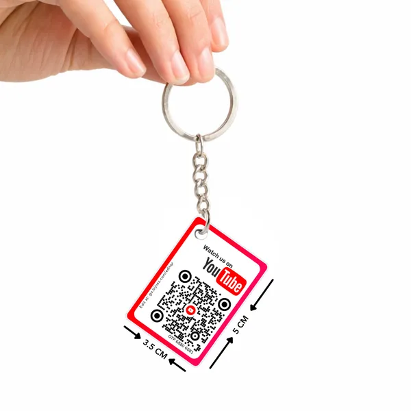QR_YouTube_Keychain_|_Life_time_|_Editable_anytime