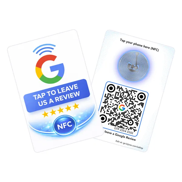NFC_Google_Review_Card_|_Life_time_|_Editable_anytime