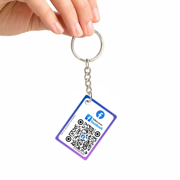 QR_Facebook_Follow_Keychain_|_Lifetime_|_Editable_Anytime