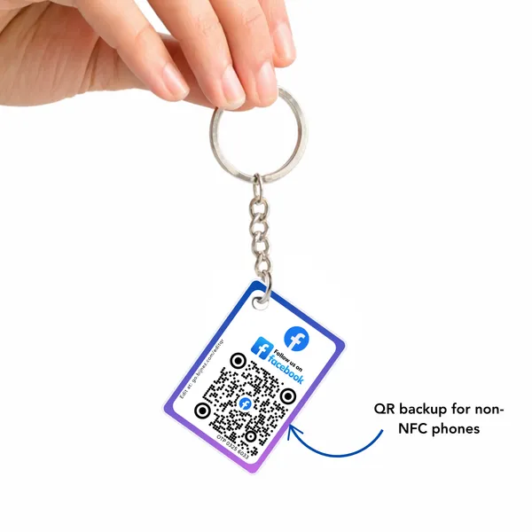 QR_Facebook_Follow_Keychain_|_Lifetime_|_Editable_Anytime