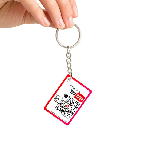 NFC_YouTube_Subscribe_Keychain_|_Life_time_|_Editable_anytime