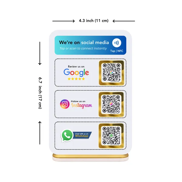 NFC_3-in-1_Vertical_Standee_for_Google_Reviews,_Instagram_&_WhatsApp_|_Life_time_|_Editable_anytime_|_(3_Items)