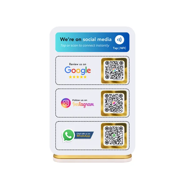 NFC_3-in-1_Vertical_Standee_for_Google_Reviews,_Instagram_&_WhatsApp_|_Life_time_|_Editable_anytime_|_(3_Items)