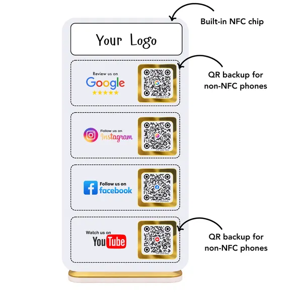 Custom_NFC_4-in-1_Vertical_Standee_for_Google_Reviews,_Instagram,_Facebook,_YouTube,_or_Any_4_Custom_Social_Media_Logos_&_Links