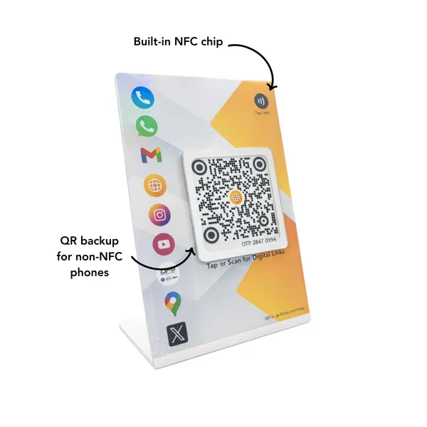 NFC_4x6_Digital_Business_Standee_|_Lifetime_|_Editable_Anytime_|_(Add_upto_10_links)