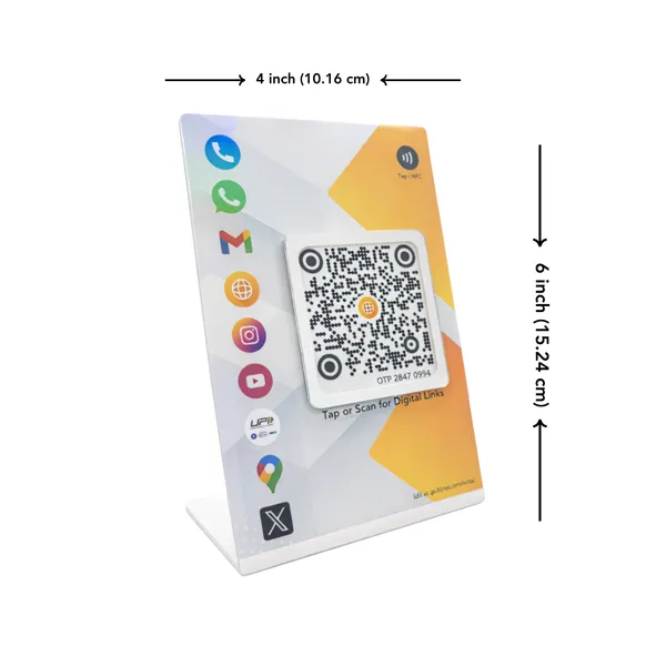 NFC_4x6_Digital_Business_Standee_|_Lifetime_|_Editable_Anytime_|_(Add_upto_10_links)