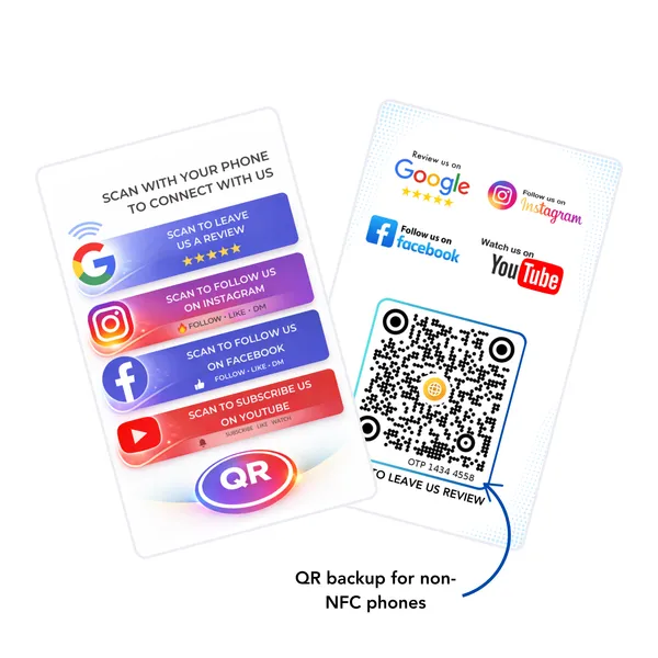 Pro_Kit_-_4_In_One_Standee,_NFC_Google_Card,_NFC_Digital_Card,_QR_4-1_Card,_QR_Keychain_of_Google_&_Digital_Business