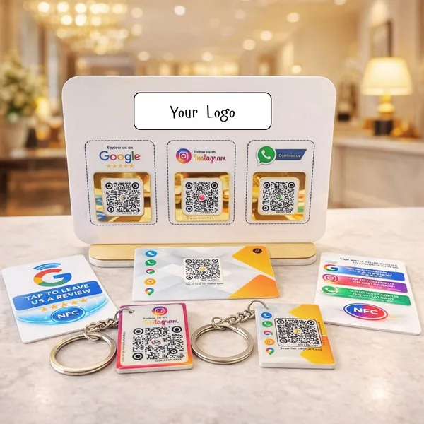 Custom_Booster_Kit_-_3_In_One_Standee,_NFC_Google_Card,_NFC_Digital_Card,_QR_3-1_Card,_QR_Keychain_of_Google_&_Digital_Business_Profile