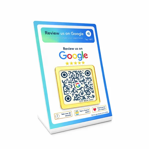 NFC_4×6_Google_Review_Standee_|_Lifetime_|_Editable_Anytime