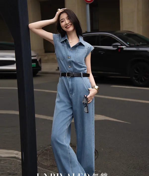 Blue_Denim_Cotton_Denim_Jumpsuit_For_Women