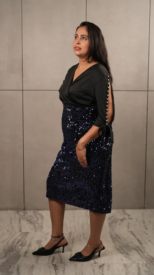 Navy_Blue_Velvet_With_Sequins_Formal_Midi_Dress_For_Women