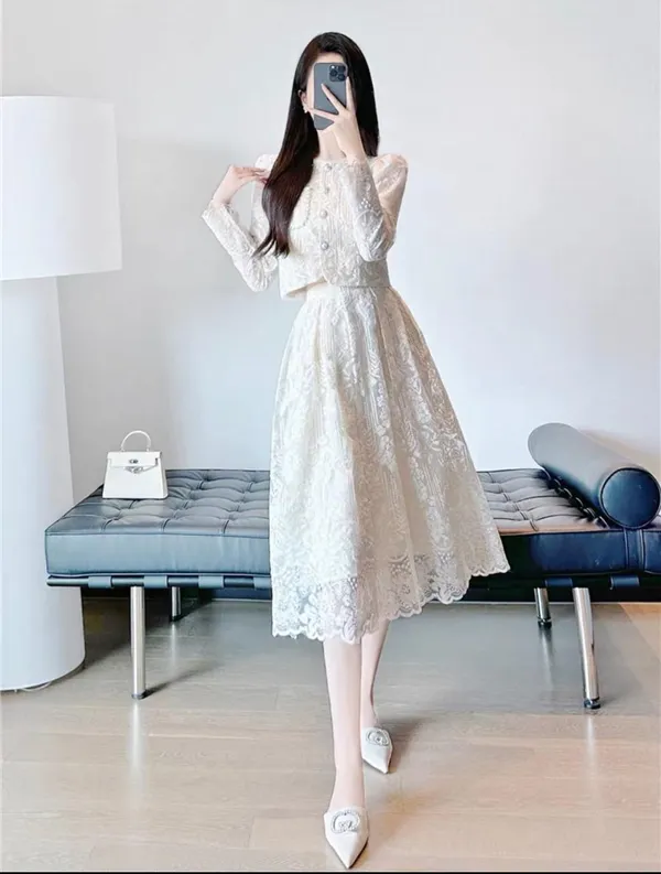 Pink_Lace_Polyester_Lining_Lace_Co_Ord_Set_For_Women