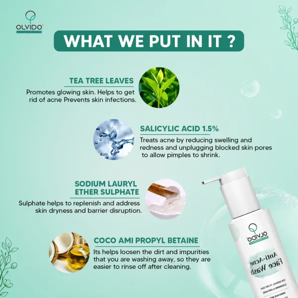 OLVIDO_Anti_Acne_facewash_100_ml