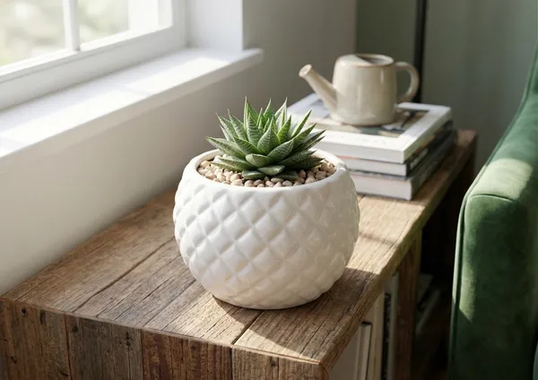White_Premium_Quality_Ceramic_Pineapple_Planter_