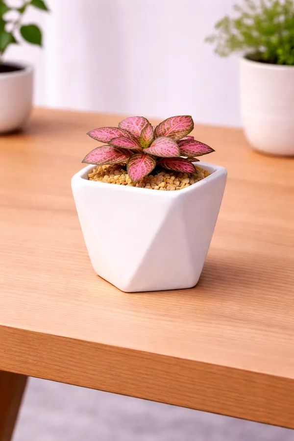 White_Ceramic_Small_Diamond_Planter_Pack_Of_3