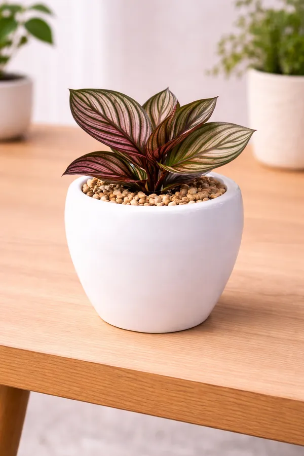White_Premium_Quality_Ceramic_V_Shape_Planter_