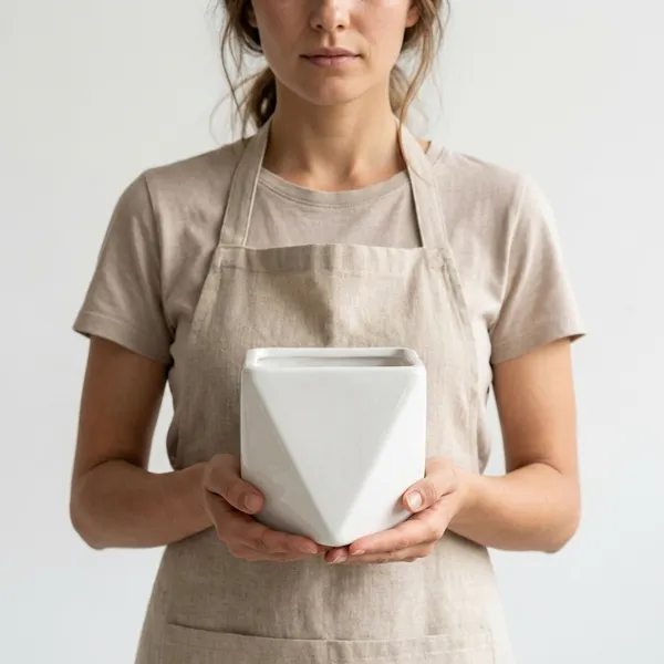 White_Ceramic_Small_Diamond_Planter_Pack_Of_3