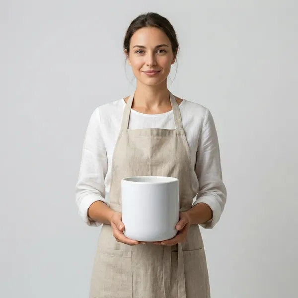 White_Premium_Quality_Ceramic_Round_Mug_Planter_Pack_Of_3