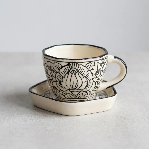 White_And_Black_Premium_Quality_Ceramic_Cup_Set_Pack_Of_2