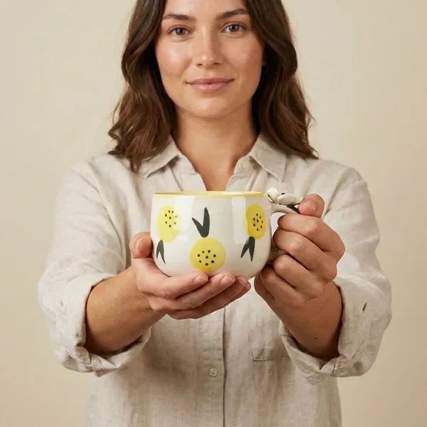 Cream_Premium_Quality_Ceramic_Yellow_Floral_Cup_Pack_Of_2